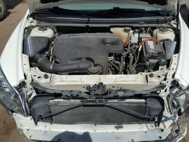 1G1ZH57B784279030 - 2008 CHEVROLET MALIBU 1LT WHITE photo 7