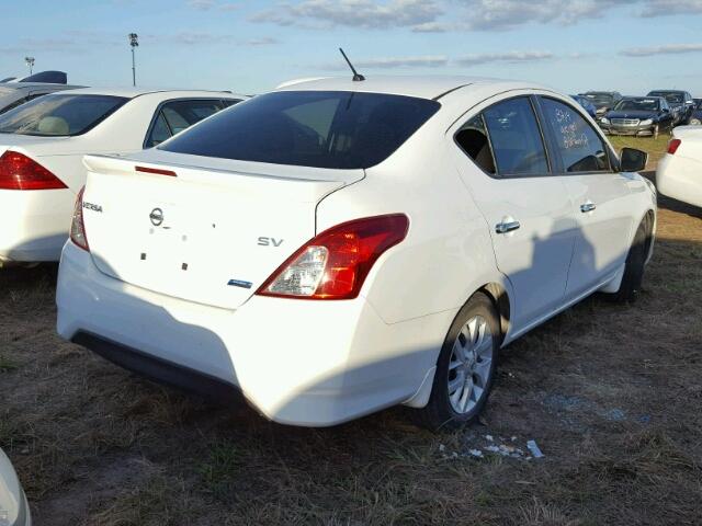 3N1CN7AP2FL949373 - 2015 NISSAN VERSA S WHITE photo 4