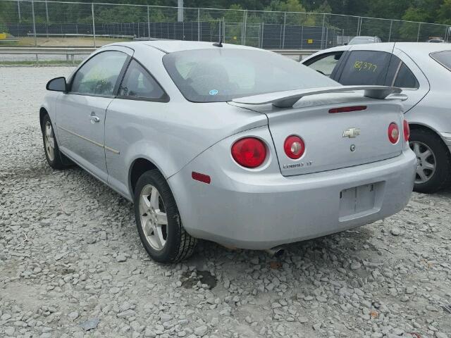 1G1AL18F187270862 - 2008 CHEVROLET COBALT LT SILVER photo 3