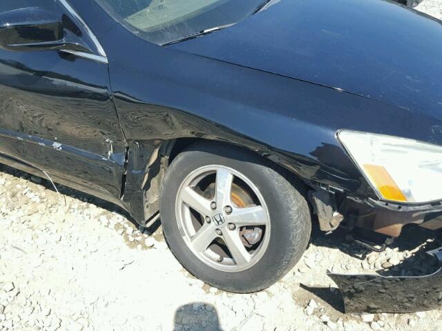 1HGCM56495A150233 - 2005 HONDA ACCORD BLACK photo 9