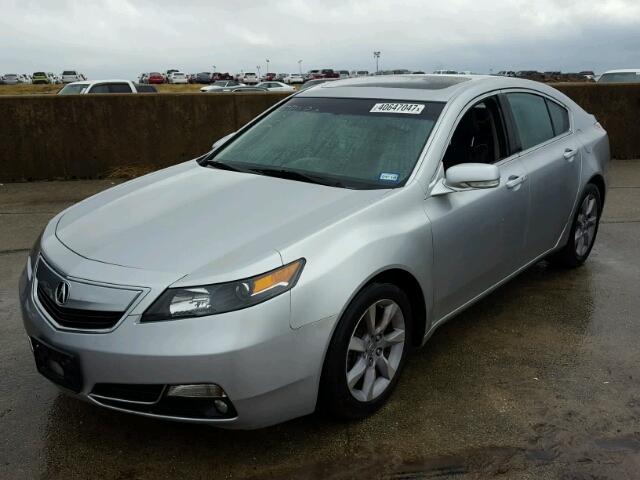 19UUA8F52DA003144 - 2013 ACURA TL SILVER photo 2