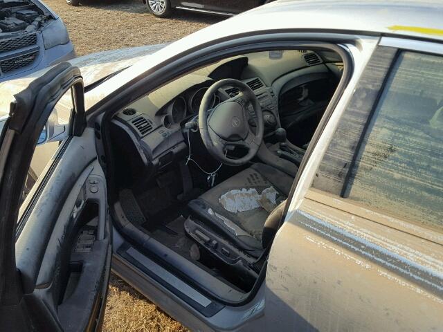 19UUA8F52DA003144 - 2013 ACURA TL SILVER photo 9
