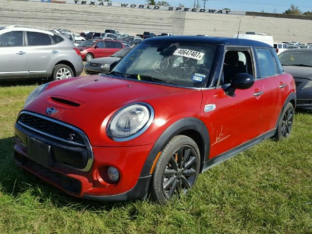 WMWXU3C58F2B66629 - 2015 MINI COOPER RED photo 2