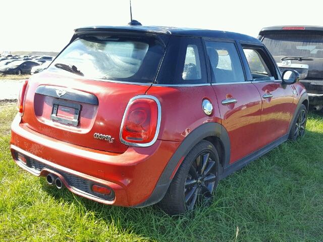 WMWXU3C58F2B66629 - 2015 MINI COOPER RED photo 4