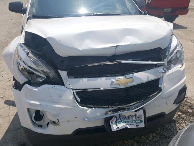 2GNALLEK5F1155235 - 2015 CHEVROLET EQUINOX L WHITE photo 9