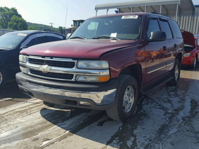 1GNEC13VX4J294914 - 2004 CHEVROLET TAHOE C150 MAROON photo 2