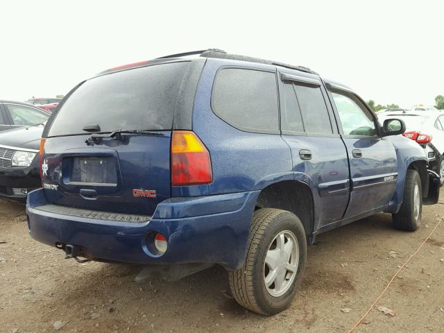 1GKDT13S622518086 - 2002 GMC ENVOY BLUE photo 4