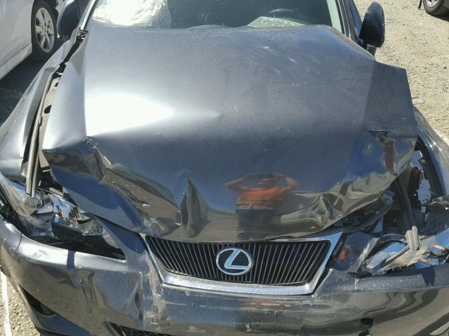 JTHBK262882076006 - 2008 LEXUS IS GRAY photo 7