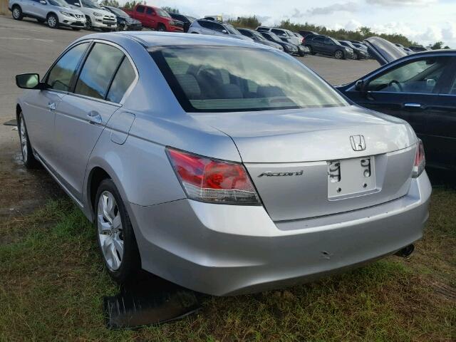 JHMCP26708C003014 - 2008 HONDA ACCORD EX SILVER photo 3