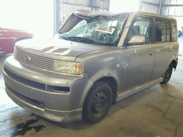 JTLKT334040141564 - 2004 TOYOTA SCION XB Grau Foto 2