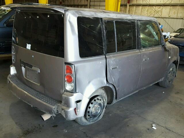 JTLKT334040141564 - 2004 TOYOTA SCION XB Grau Foto 4