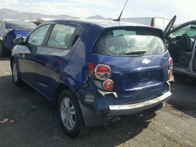 1G1JB6SH3C4223384 - 2012 CHEVROLET SONIC LS 蓝色 照片 3