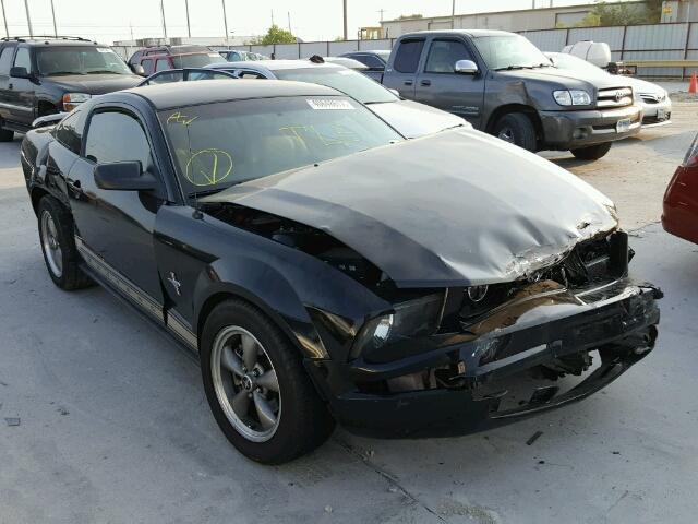 1ZVFT80N365191014 - 2006 FORD MUSTANG BLACK photo 1