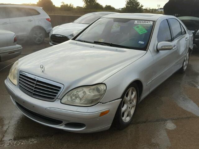 WDBNG83J74A417697 - 2004 MERCEDES-BENZ S 430 4MAT SILVER photo 2