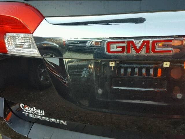 2GKALMEK5C6308875 - 2012 GMC TERRAIN BLACK photo 9