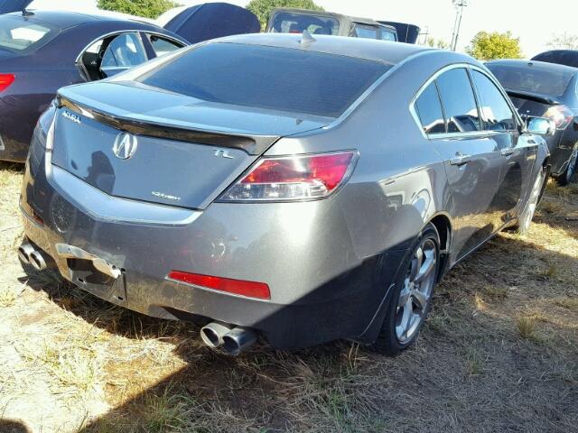 19UUA9F54AA000196 - 2010 ACURA TL GRAY photo 4