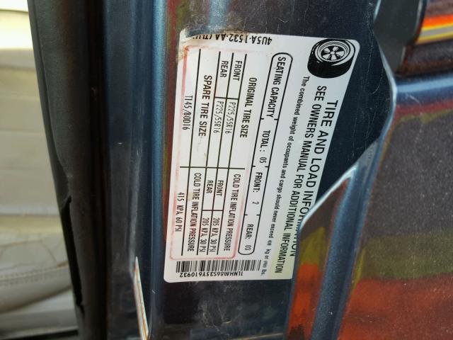 1LNHM86S35Y610932 - 2005 LINCOLN LS 蓝色 照片 10