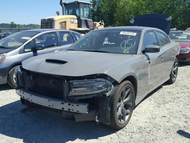 2C3CDXCT5HH642953 - 2017 DODGE CHARGER R/ GRAY photo 2