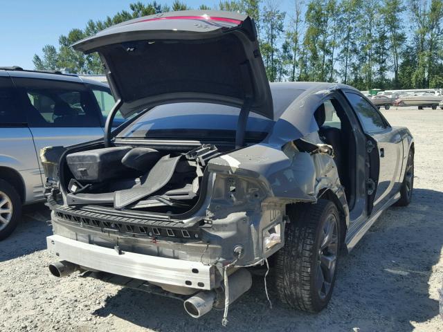2C3CDXCT5HH642953 - 2017 DODGE CHARGER R/ GRAY photo 4
