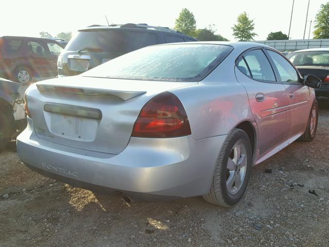 2G2WP522851340790 - 2005 PONTIAC GRAND PRIX SILVER photo 4
