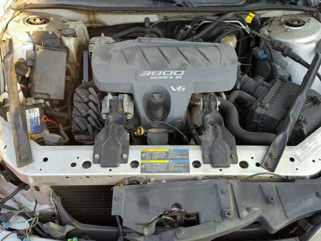 2G2WP522851340790 - 2005 PONTIAC GRAND PRIX SILVER photo 7