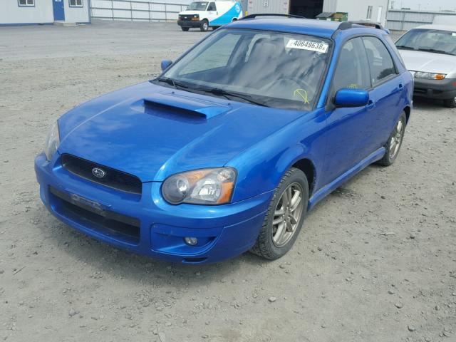 JF1GG29605G805448 - 2005 SUBARU IMPREZA WR BLUE photo 2