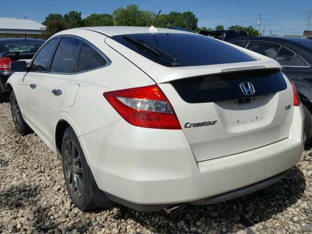 5J6TF1H59CL004109 - 2012 HONDA CROSSTOUR WHITE photo 3