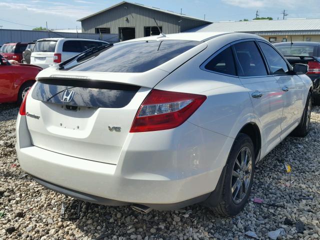 5J6TF1H59CL004109 - 2012 HONDA CROSSTOUR WHITE photo 4