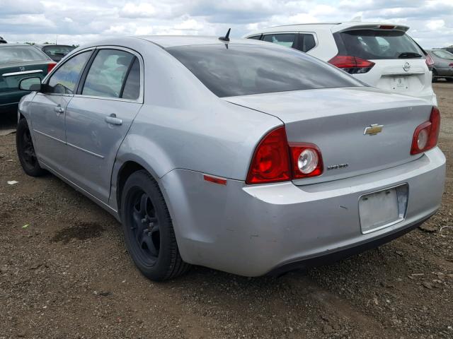 1G1ZB5EB4AF113207 - 2010 CHEVROLET MALIBU LS SILVER photo 3