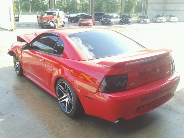 1FAFP42X84F226478 - 2004 FORD MUSTANG GT RED photo 3