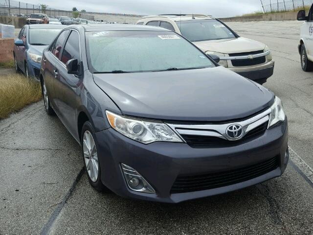 4T1BK1FK3CU011441 - 2012 TOYOTA CAMRY SE GRAY photo 1