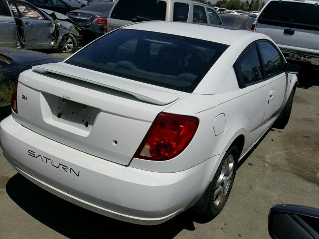 1G8AM12FX4Z173567 - 2004 SATURN ION LEVEL WHITE photo 4