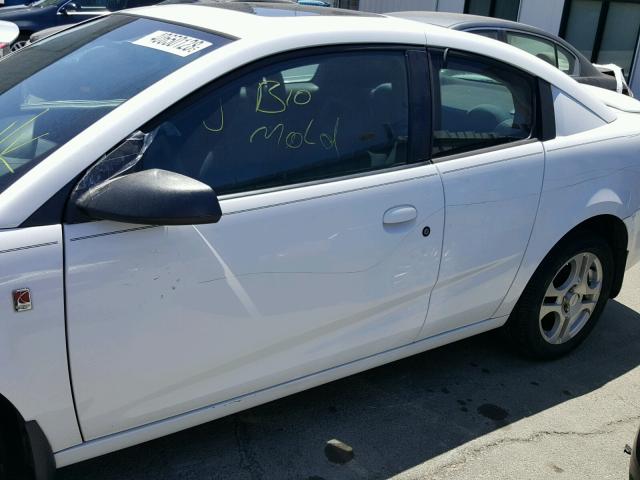 1G8AM12FX4Z173567 - 2004 SATURN ION LEVEL WHITE photo 9