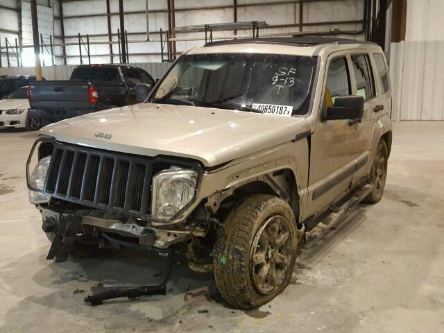 1J4PN2GK6AW142610 - 2010 JEEP LIBERTY SP BEIGE photo 2