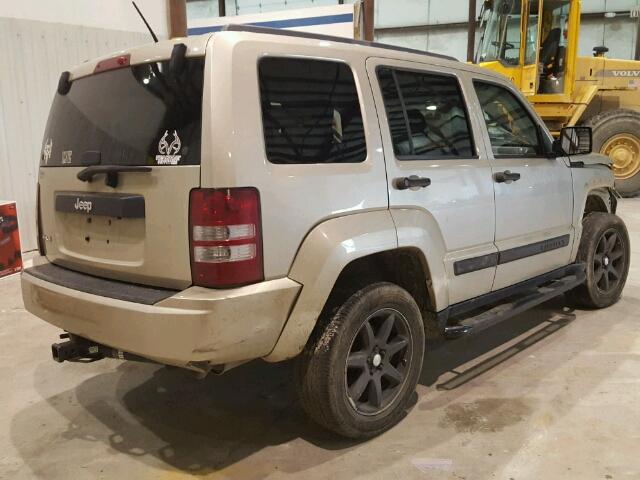 1J4PN2GK6AW142610 - 2010 JEEP LIBERTY SP BEIGE photo 4