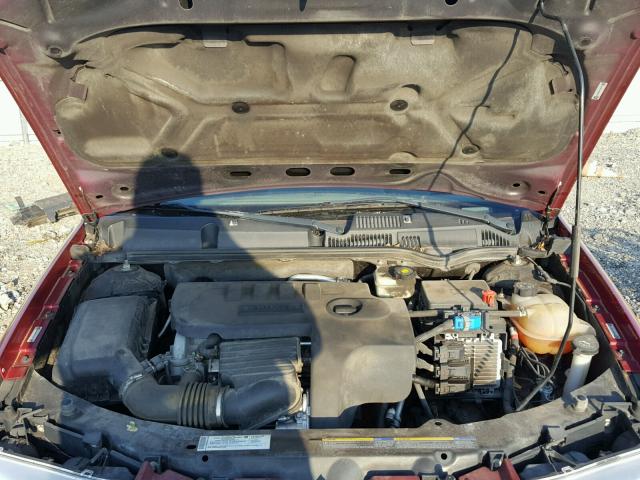 1G8AJ55F97Z138714 - 2007 SATURN ION LEVEL MAROON photo 7