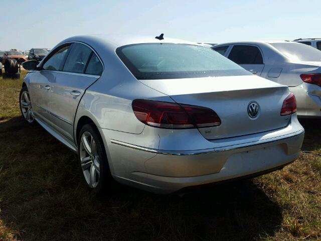 WVWBN7AN7GE501445 - 2016 VOLKSWAGEN CC BASE SILVER photo 3