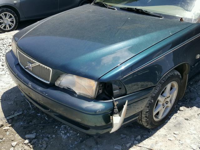 YV1LS55A4X2604634 - 1999 VOLVO S70 GREEN photo 9