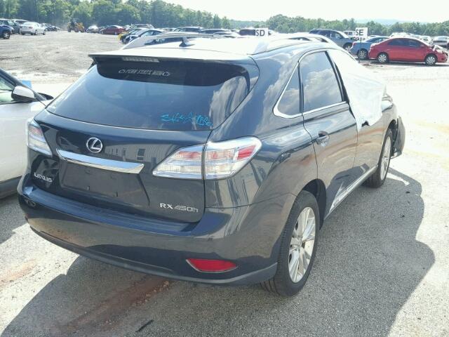 JTJBC1BA0A2410599 - 2010 LEXUS RX 450 BLACK photo 4