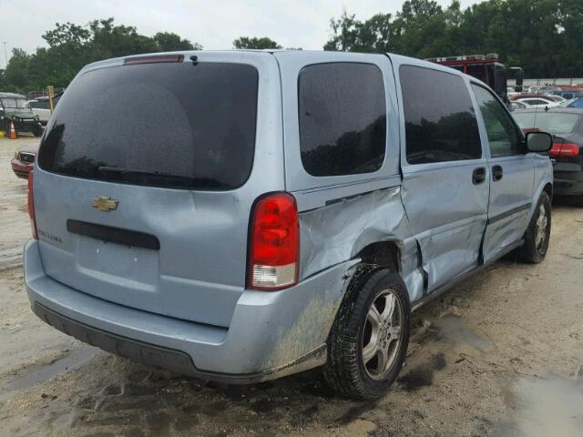 1GNDV23127D161995 - 2007 CHEVROLET UPLANDER L BLUE photo 4