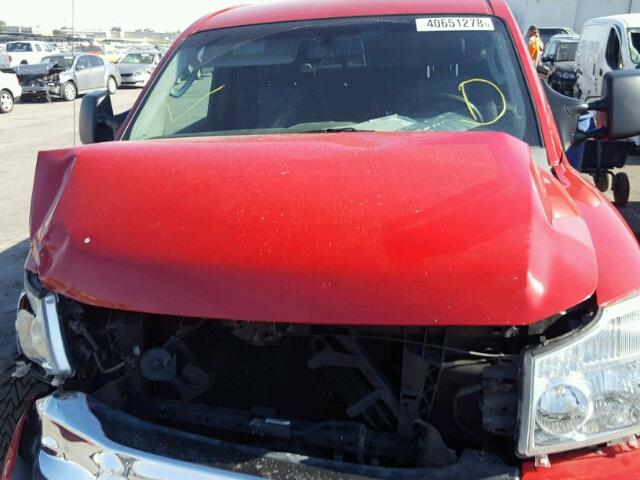 1N6AA06B16N570060 - 2006 NISSAN TITAN XE RED photo 7