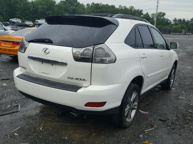 JTJHW31U060019724 - 2006 LEXUS RX 400 WHITE photo 4