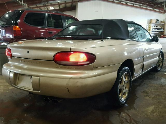 3C3EL55H1WT337754 - 1998 CHRYSLER SEBRING JX GOLD photo 4