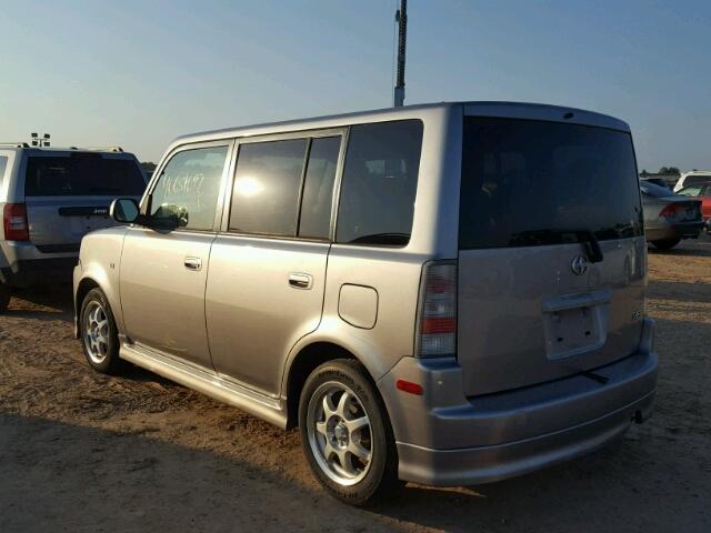 JTLKT324064119450 - 2006 TOYOTA SCION XB SILVER photo 3