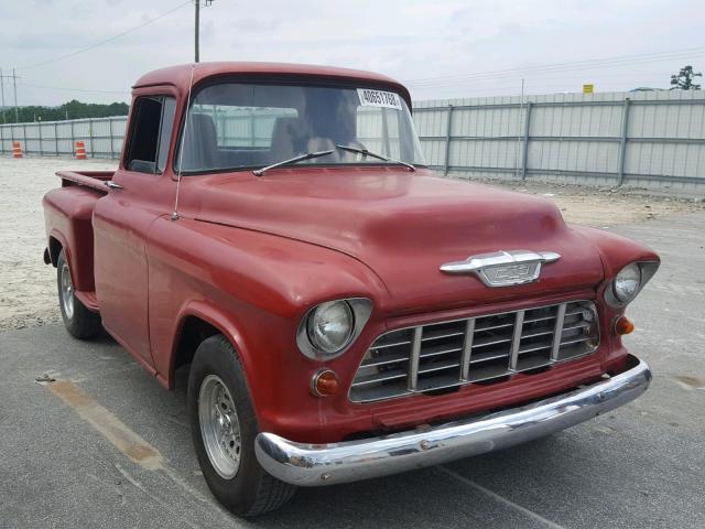 H255K017307 - 1955 CHEVROLET 3100 RED photo 1