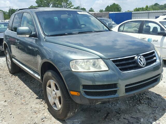 WVGBC77L34D039328 - 2004 VOLKSWAGEN TOUAREG 3. GREEN photo 1