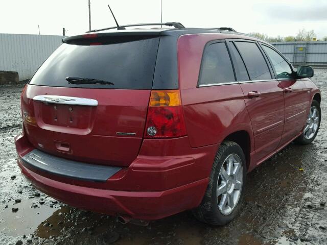 2A8GF68X38R612074 - 2008 CHRYSLER PACIFICA T RED photo 4