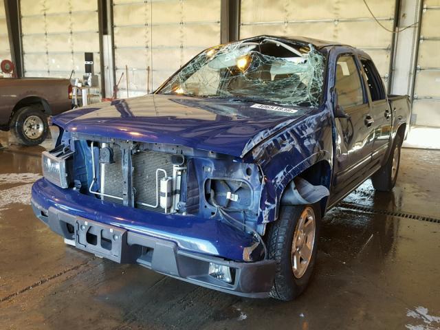 1GCDSCFE4C8132636 - 2012 CHEVROLET COLORADO L BLUE photo 2