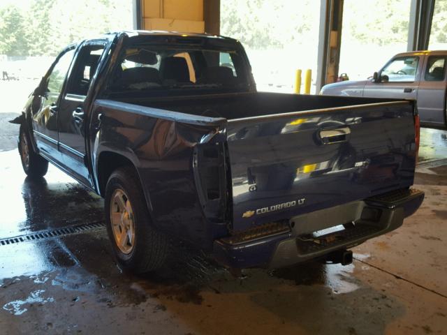 1GCDSCFE4C8132636 - 2012 CHEVROLET COLORADO L BLUE photo 3