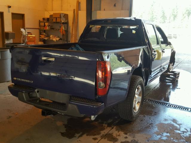 1GCDSCFE4C8132636 - 2012 CHEVROLET COLORADO L BLUE photo 4